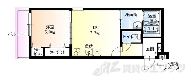 フジパレス阪急茨木北II番館の物件間取画像